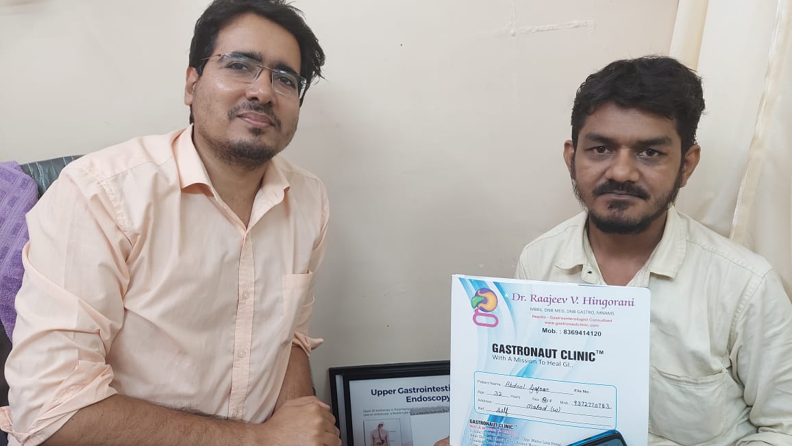 Testimonials of patients who have got cured at Gastronaut Clinic